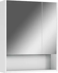 Шкаф-зеркало Айсберг Ева 60 белый DA5921HZ Шкаф-зеркало Айсберг Ева 60 белый DA5921HZ, 1