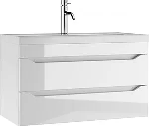 Тумба-умывальник подвесная Айсберг Ева 90 белый DA5918T+4670142930013 Тумба-умывальник подвесная Айсберг Ева 90 белый DA5918T+4670142930013, 1