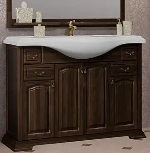 Тумба-умывальник напольная Opadiris Риспекто 120 орех антикварный Z0000009574+4640021060957 Тумба-умывальник напольная Opadiris Риспекто 120 орех антикварный Z0000009574+4640021060957, 1