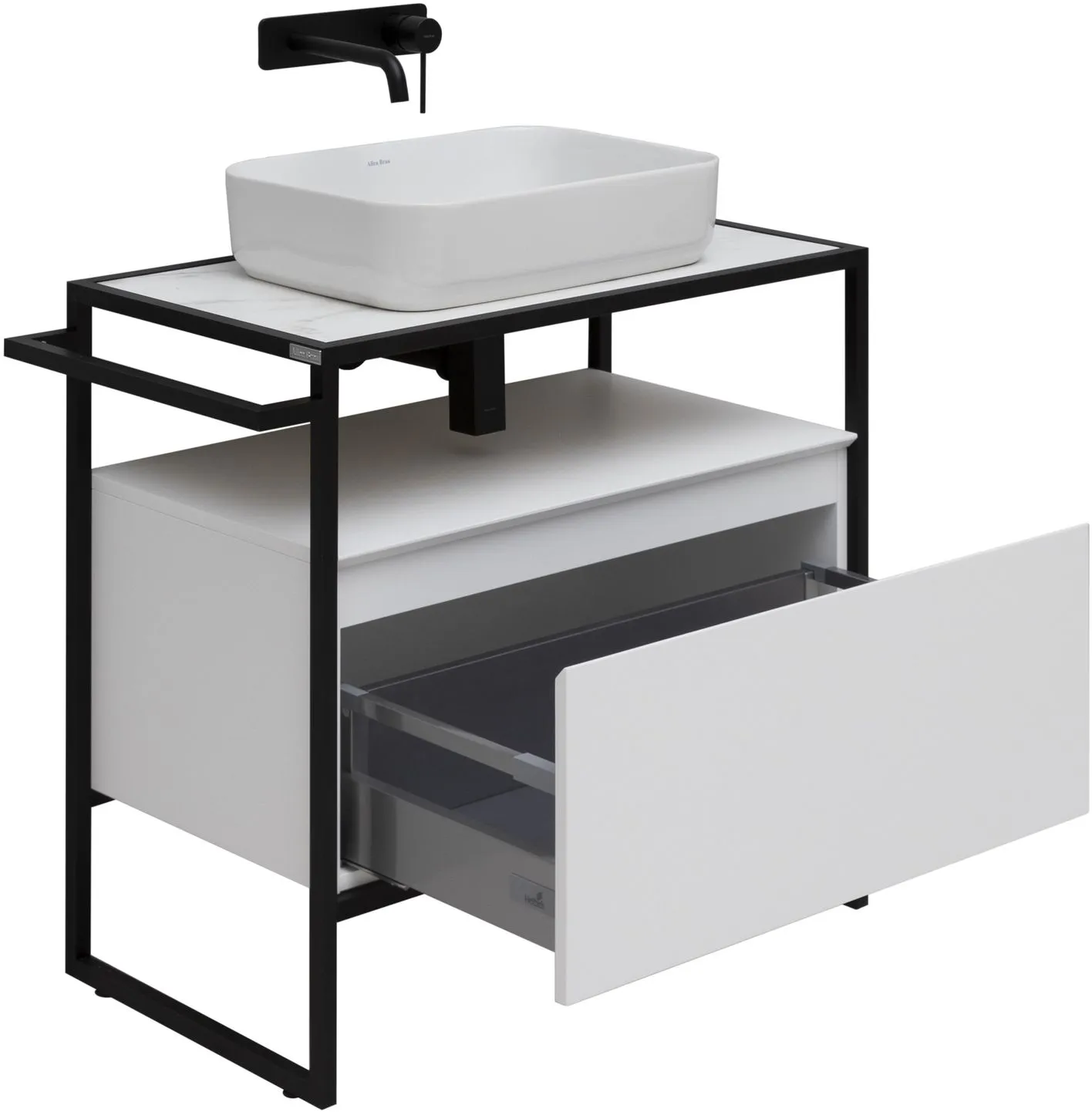 Тумба-умывальник напольная Allen Brau Priority 80 белый 1.31002.WM+ Тумба-умывальник напольная Allen Brau Priority 80 белый 1.31002.WM+, 5