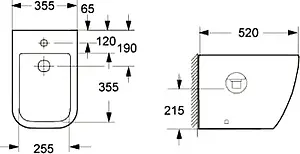 Биде напольное BelBagno Alpina белый BB10100B Биде напольное BelBagno Alpina белый BB10100B, 2