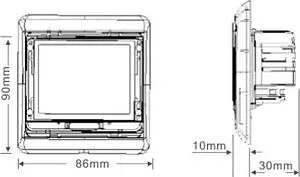Терморегулятор HeatUp белый E 91.716 Терморегулятор HeatUp белый E 91.716, 2