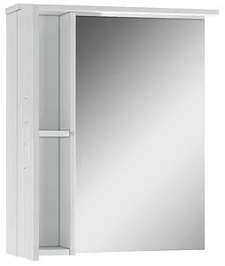 Шкаф-зеркало Айсберг Лилия 60 L белый DA2008HZ Шкаф-зеркало Айсберг Лилия 60 L белый DA2008HZ, 3