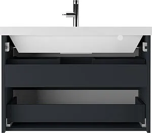 Тумба-умывальник подвесная Домино Karat 80 серый тауп DK3216T+4627173210188 Тумба-умывальник подвесная Домино Karat 80 серый тауп DK3216T+4627173210188, 5