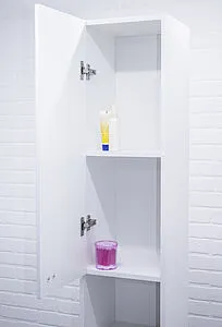 Шкаф-пенал напольный Айсберг Классик 30 L белый DA1007P Шкаф-пенал напольный Айсберг Классик 30 L белый DA1007P, 4