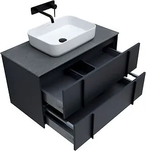 Тумба-умывальник подвесной Allen Brau Reality 90 антрацит 1.32006.AM+ Тумба-умывальник подвесной Allen Brau Reality 90 антрацит 1.32006.AM+, 3