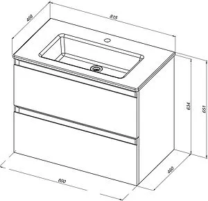 Тумба-умывальник подвесная Allen Brau Eclipse 2.0 80 платина 1.E1002.PGM 2.0+4.11025.20 Тумба-умывальник подвесная Allen Brau Eclipse 2.0 80 платина 1.E1002.PGM 2.0+4.11025.20, 2