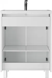 Тумба-умывальник напольная Домино Cube 65 белый DC5002T+4627173210096 Тумба-умывальник напольная Домино Cube 65 белый DC5002T+4627173210096, 5