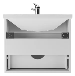 Тумба-умывальник подвесная Айсберг Классик 60 белый DA3007T+4607152361513 Тумба-умывальник подвесная Айсберг Классик 60 белый DA3007T+4607152361513, 5