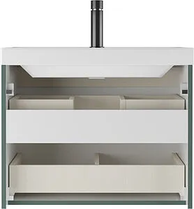 Тумба-умывальник подвесной Домино Garden 70 зеленый матовый DG2503T+4670142930037 Тумба-умывальник подвесной Домино Garden 70 зеленый матовый DG2503T+4670142930037, 5