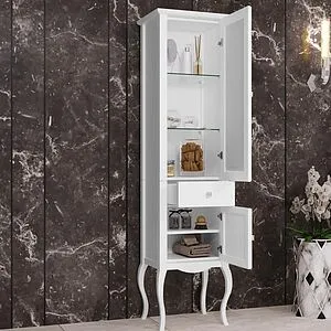 Шкаф-пенал напольный Opadiris Лаура 45 R белый Z0000012757 Шкаф-пенал напольный Opadiris Лаура 45 R белый Z0000012757, 3