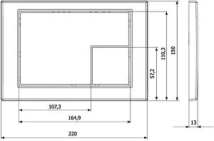 Клавиша смыва для унитаза KK-POL M10 350/PPB/104-00-00 белый глянцевый Клавиша смыва для унитаза KK-POL M10 350/PPB/104-00-00 белый глянцевый, 2