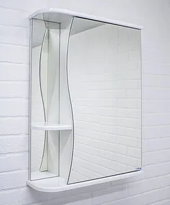 Шкаф-зеркало Айсберг Волна 1-60 R белый DA1035HZ Шкаф-зеркало Айсберг Волна 1-60 R белый DA1035HZ, 5