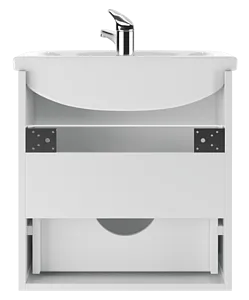 Тумба-умывальник подвесной Айсберг Классик 50 белый DA3005T+4607152360141 Тумба-умывальник подвесной Айсберг Классик 50 белый DA3005T+4607152360141, 5