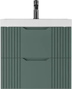 Тумба-умывальник подвесной Домино Garden 60 зеленый матовый DG2501T+4670142930044 Тумба-умывальник подвесной Домино Garden 60 зеленый матовый DG2501T+4670142930044, 4