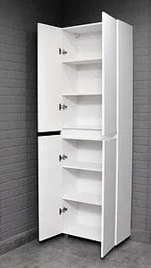 Шкаф-пенал напольный Айсберг Норма 60 белый DA1625PR Шкаф-пенал напольный Айсберг Норма 60 белый DA1625PR, 5