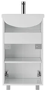 Тумба-умывальник напольный Айсберг Норма 45 белый DA1656T+4620008192741 Тумба-умывальник напольный Айсберг Норма 45 белый DA1656T+4620008192741, 5