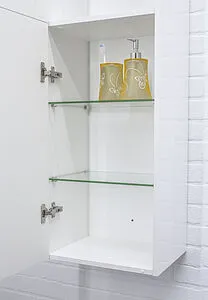 Шкаф-пенал подвесной Домино Graffo 40 белый DGr2104P Шкаф-пенал подвесной Домино Graffo 40 белый DGr2104P, 5