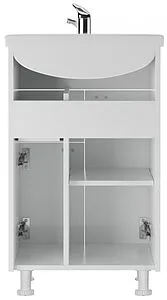 Тумба-умывальник напольный Айсберг Классик 50 белый DA1015T+46200081927581 Тумба-умывальник напольный Айсберг Классик 50 белый DA1015T+46200081927581, 5