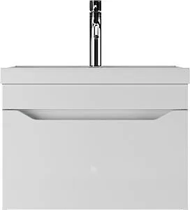 Тумба-умывальник подвесной Айсберг Ева 60 белый DA5901T+4670142930044 Тумба-умывальник подвесной Айсберг Ева 60 белый DA5901T+4670142930044, 3