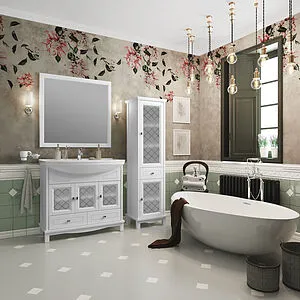 Зеркало Opadiris Омега 85 белый матовый 00-00007361 Зеркало Opadiris Омега 85 белый матовый 00-00007361, 3