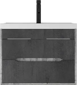 Тумба-умывальник подвесная Домино Loft 70 бетон DL5602T+4670142930037 Тумба-умывальник подвесная Домино Loft 70 бетон DL5602T+4670142930037, 3