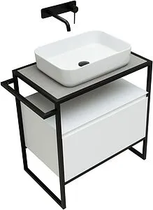 Тумба-умывальник напольная Allen Brau Priority 70 белый 1.31001.WM+ Тумба-умывальник напольная Allen Brau Priority 70 белый 1.31001.WM+, 5