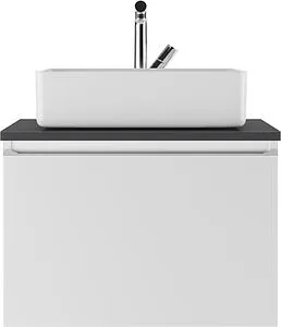 Тумба-умывальник подвесной Домино Senator 60 белый/графит DS4304T+641945 Тумба-умывальник подвесной Домино Senator 60 белый/графит DS4304T+641945, 4