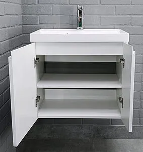 Тумба-умывальник подвесной Домино Graffo 60 белый DGr2405T+4670142930044 Тумба-умывальник подвесной Домино Graffo 60 белый DGr2405T+4670142930044, 5