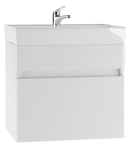 Тумба-умывальник подвесной Айсберг Классик 60 белый DA3009T+4607152361674 Тумба-умывальник подвесной Айсберг Классик 60 белый DA3009T+4607152361674, 1