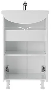 Тумба-умывальник напольная Айсберг Радуга 50 белый DA1140TR+46200081927581 Тумба-умывальник напольная Айсберг Радуга 50 белый DA1140TR+46200081927581, 4