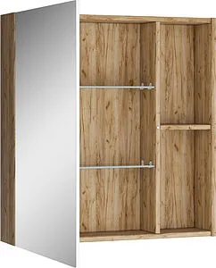 Шкаф-зеркало Домино Craft 70 дуб вотан DCr2213HZ Шкаф-зеркало Домино Craft 70 дуб вотан DCr2213HZ, 3