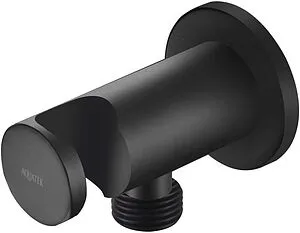 Шланговое подключение с держателем Aquatek чёрный матовый AQ2455MB Шланговое подключение с держателем Aquatek чёрный матовый AQ2455MB, 1