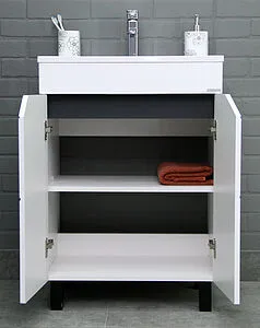 Тумба-умывальник напольная Домино Vector 60 белый DV6603T+4670142930501 Тумба-умывальник напольная Домино Vector 60 белый DV6603T+4670142930501, 5