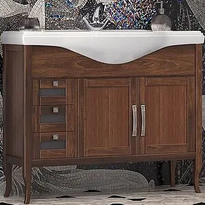 Тумба-умывальник напольный Opadiris Мираж 100 светлый орех 00-00005725+4640021060926 Тумба-умывальник напольный Opadiris Мираж 100 светлый орех 00-00005725+4640021060926, 1