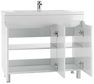 Тумба-умывальник напольная Айсберг Мечта 100 белый DM2327T+4640021065204 Тумба-умывальник напольная Айсберг Мечта 100 белый DM2327T+4640021065204, 4