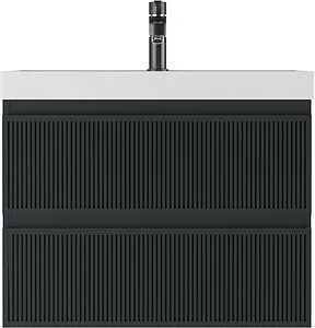 Тумба-умывальник подвесная Домино Tower 70 графит DT2501T+4670142930037 Тумба-умывальник подвесная Домино Tower 70 графит DT2501T+4670142930037, 4