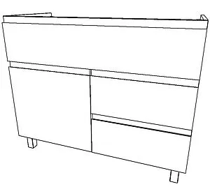 Тумба-умывальник напольная Домино Graffo 100 графит DGr2411T+4670142930051 Тумба-умывальник напольная Домино Graffo 100 графит DGr2411T+4670142930051, 5