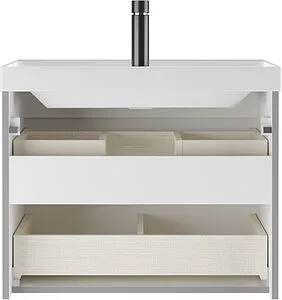 Тумба под умывальник подвесной Домино Graffo 70 светло-серый DGr2420T Тумба под умывальник подвесной Домино Graffo 70 светло-серый DGr2420T, 5