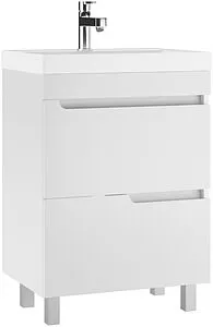 Тумба-умывальник напольная Айсберг Веста 60 белый DV5911T+4670142930044 Тумба-умывальник напольная Айсберг Веста 60 белый DV5911T+4670142930044, 1