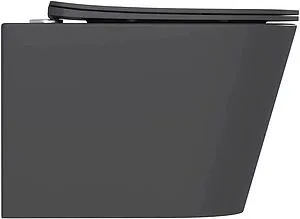 Унитаз подвесной безободковый Hansmann keramik Round Dark Grey темно-серый УНИ0020 Унитаз подвесной безободковый Hansmann keramik Round Dark Grey темно-серый УНИ0020, 4