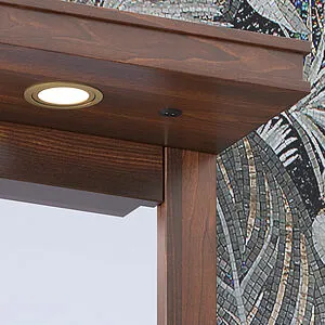 Зеркало Opadiris Мираж 80 светлый орех Z0000006875 Зеркало Opadiris Мираж 80 светлый орех Z0000006875, 4