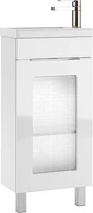 Тумба-умывальник напольная Айсберг Кристалл 40 белый DA1805T+1WH302500 Тумба-умывальник напольная Айсберг Кристалл 40 белый DA1805T+1WH302500, 1