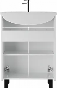 Тумба-умывальник напольный Айсберг Контраст 60 белый DA2703T+4620008192772 Тумба-умывальник напольный Айсберг Контраст 60 белый DA2703T+4620008192772, 5