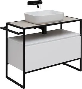 Тумба-умывальник напольная Allen Brau Priority 100 белый 1.31003.WM+ Тумба-умывальник напольная Allen Brau Priority 100 белый 1.31003.WM+, 1