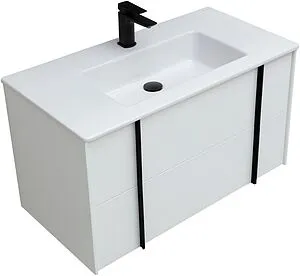 Тумба-умывальник подвесной Allen Brau Reality 90 белый 1.32006.WM+ Тумба-умывальник подвесной Allen Brau Reality 90 белый 1.32006.WM+, 4