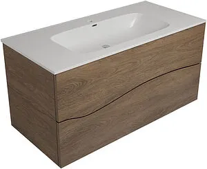 Тумба-умывальник подвесная Allen Brau Glority 100 дуб антик 1.35002.NW+1.35009.20 Тумба-умывальник подвесная Allen Brau Glority 100 дуб антик 1.35002.NW+1.35009.20, 1