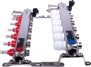 Группа коллекторная с расходомерами 6 отводов 1"в/в x ¾"ек FDV S1103C-2/6 Группа коллекторная с расходомерами 6 отводов 1"в/в x ¾"ек FDV S1103C-2/6, 5