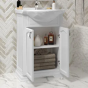 Тумба-умывальник напольная Opadiris Риспекто 55 белый матовый 00-00007072+4620008199344 Тумба-умывальник напольная Opadiris Риспекто 55 белый матовый 00-00007072+4620008199344, 3