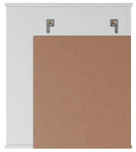 Шкаф-зеркало Айсберг Волна 1-60 L белый DA1034HZ Шкаф-зеркало Айсберг Волна 1-60 L белый DA1034HZ, 4